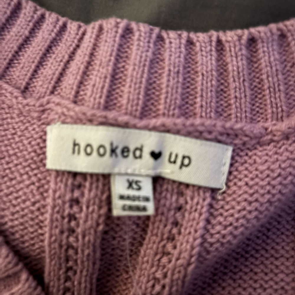 Lavender sweater vest